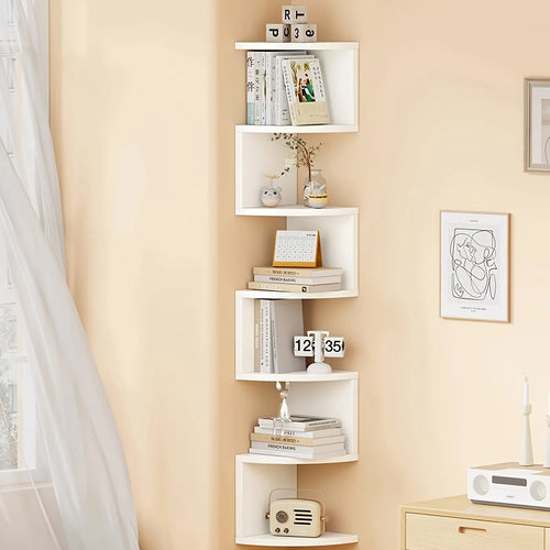 7-Tier Wall-Mounted Corner Shelf