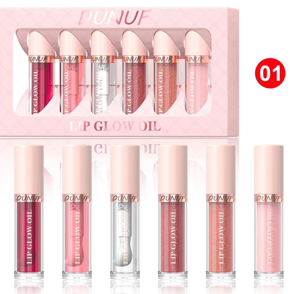 6-Piece Hydrating Lip Gloss Oil Set