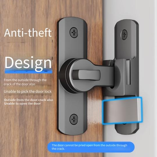 No-Drill Sliding Door Lock