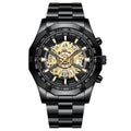 Hollow Waterproof Metal Quartz Watch - alternate view
