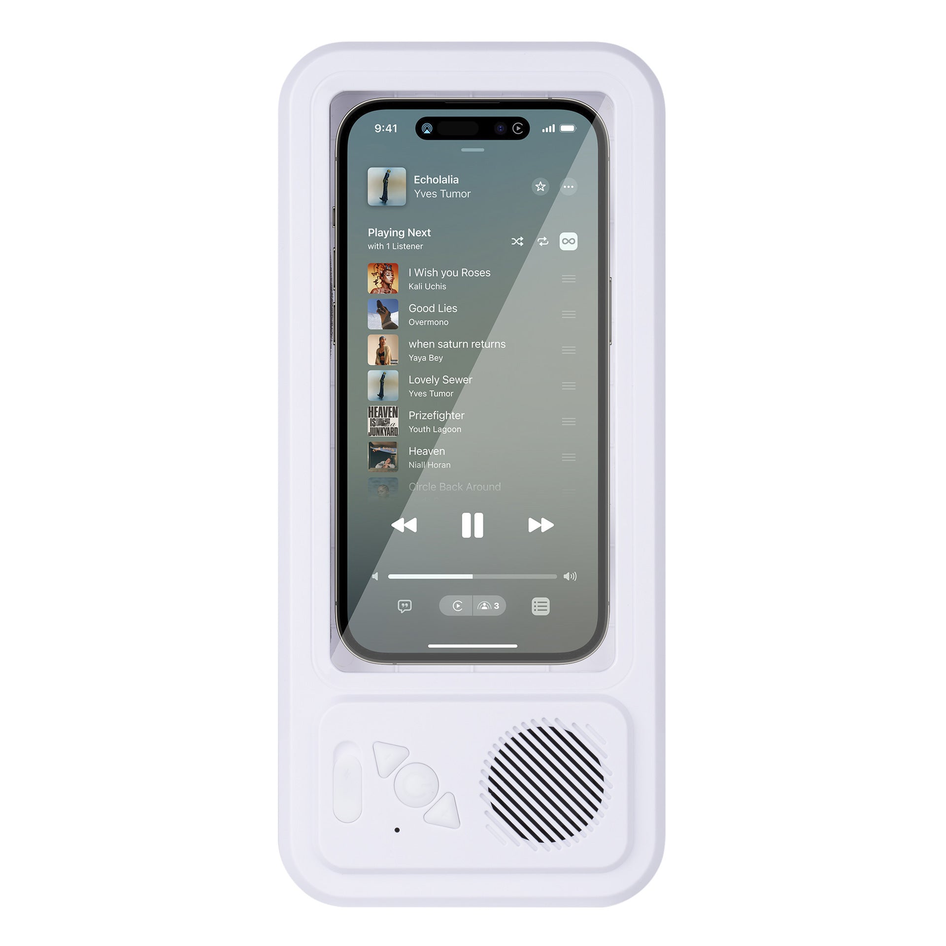Bathroom Waterproof Phone Case Mount - detail view