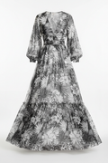 Donna Karan Floral Maxi Dress