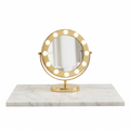 Gold Vanity Mirror Tabletop 7 inch