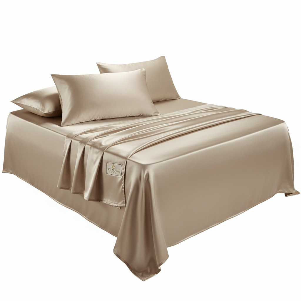 Lonniemac's Satin Bed Sheet Set