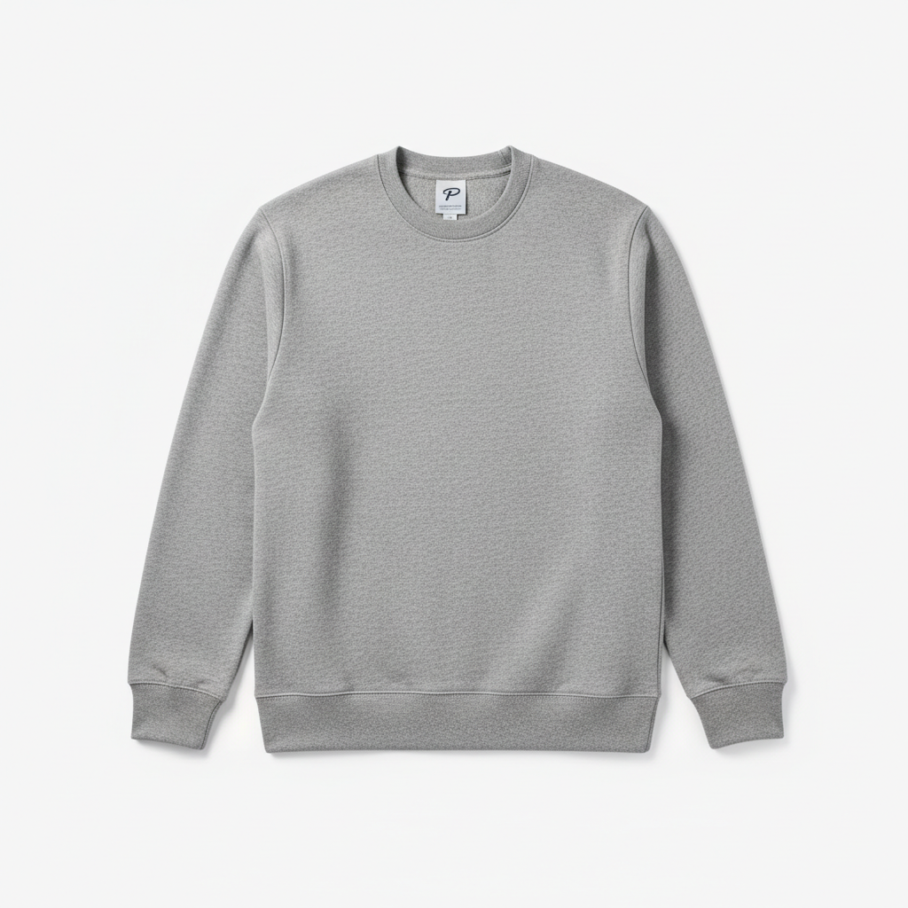 Men's Classic Crew Neck Fleece Sweatshirt