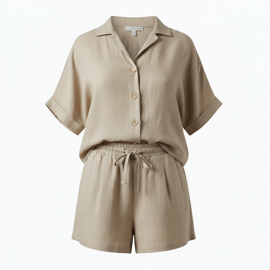 Women's Linen Co-ord Set