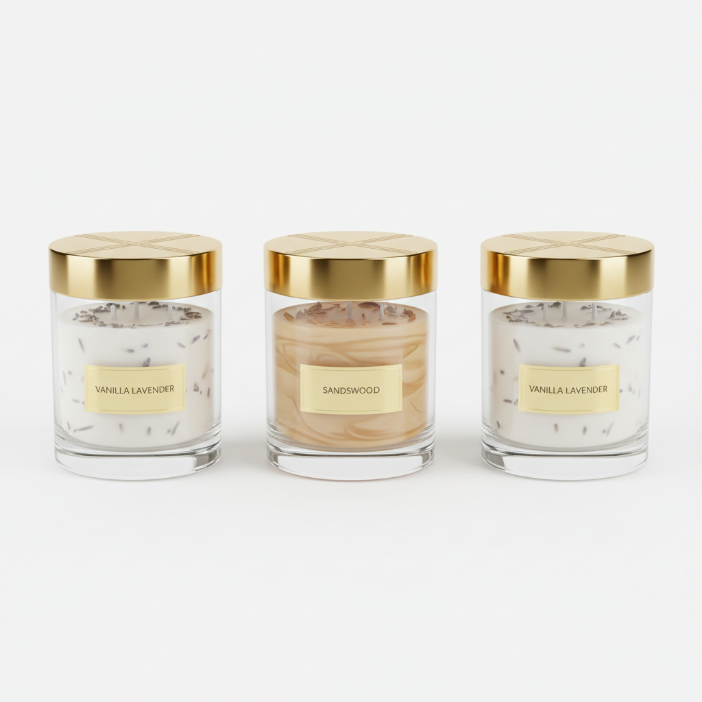 Luxury Scented Candle Set of 3
