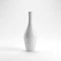 White Minimalist Ceramic Vase