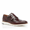 Cole Haan Zerogrand Monk Strap Mahogany Java