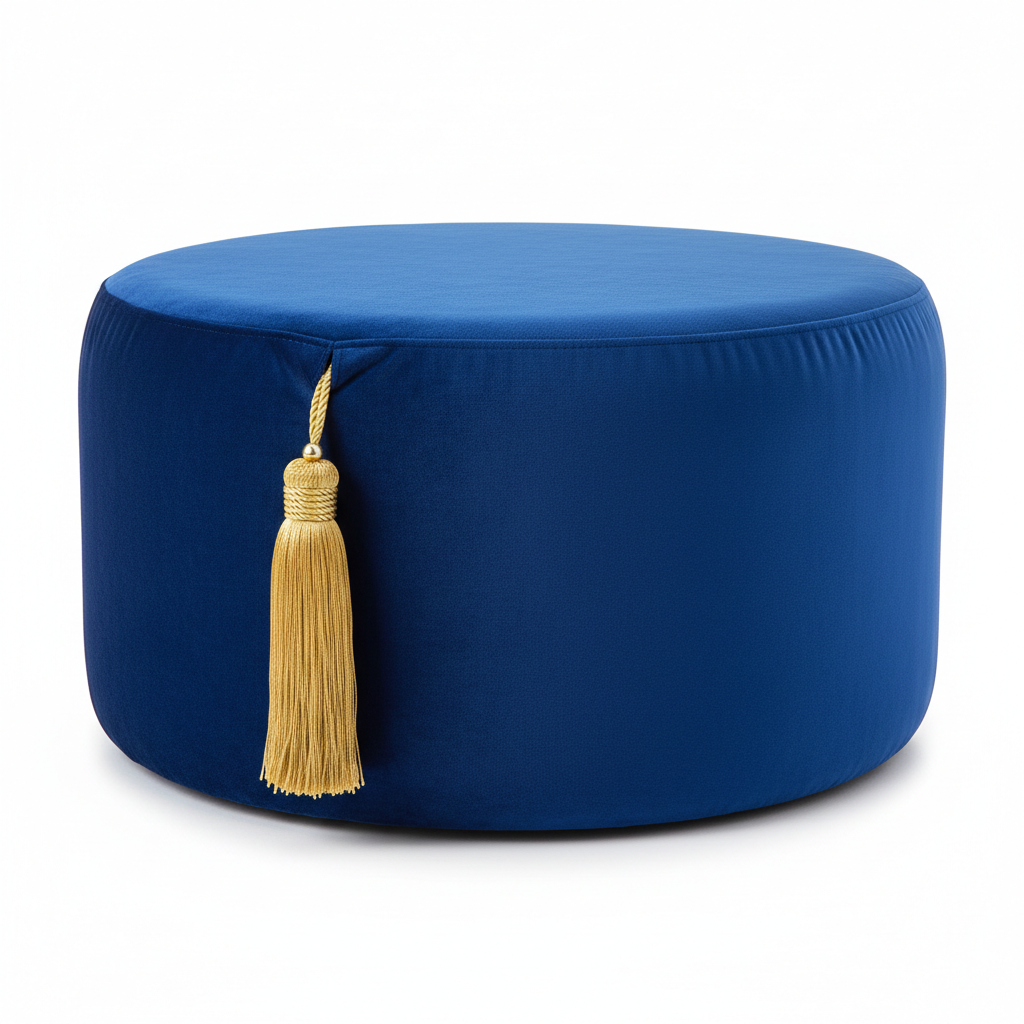 Lonniemac's Velvet Ottoman Pouf Cover