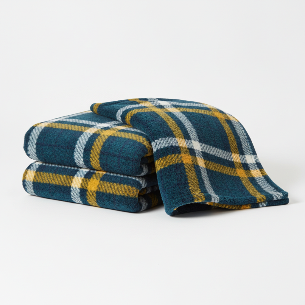 Colorful Fleece Throw Blanket