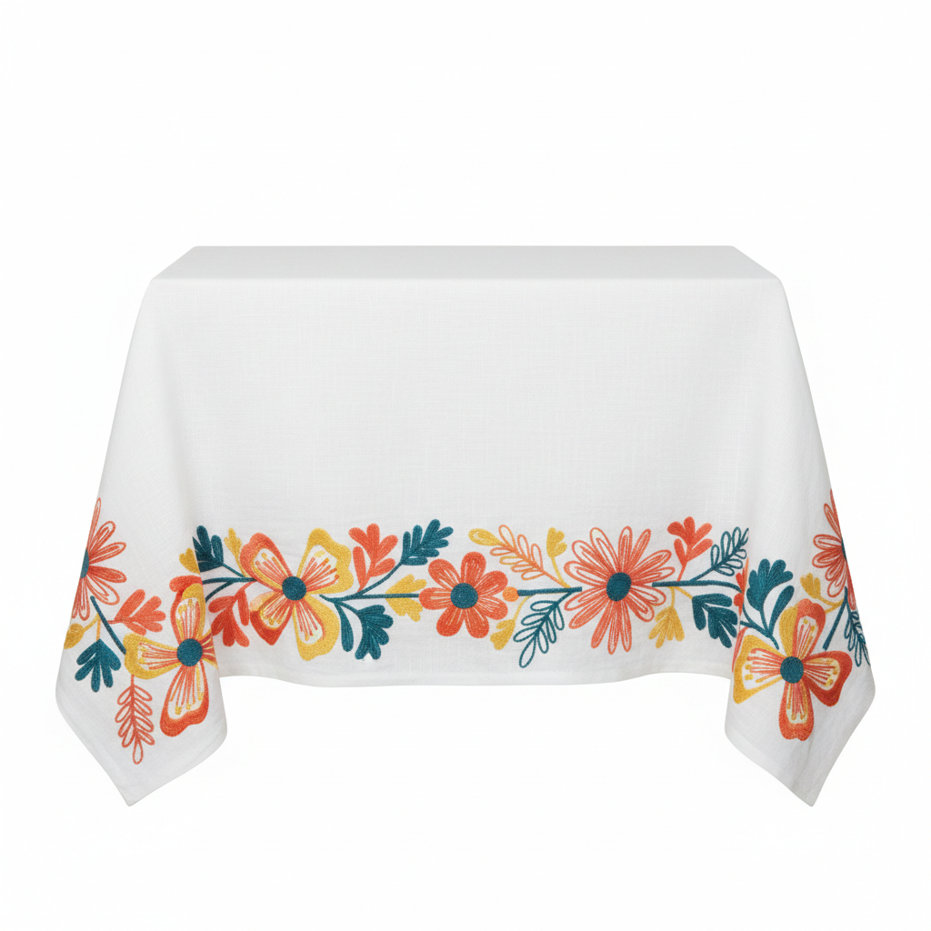 Lonniemac's Modern Summer Tablecloth