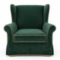 Lonniemac's Velvet Accent Chair Slipcover