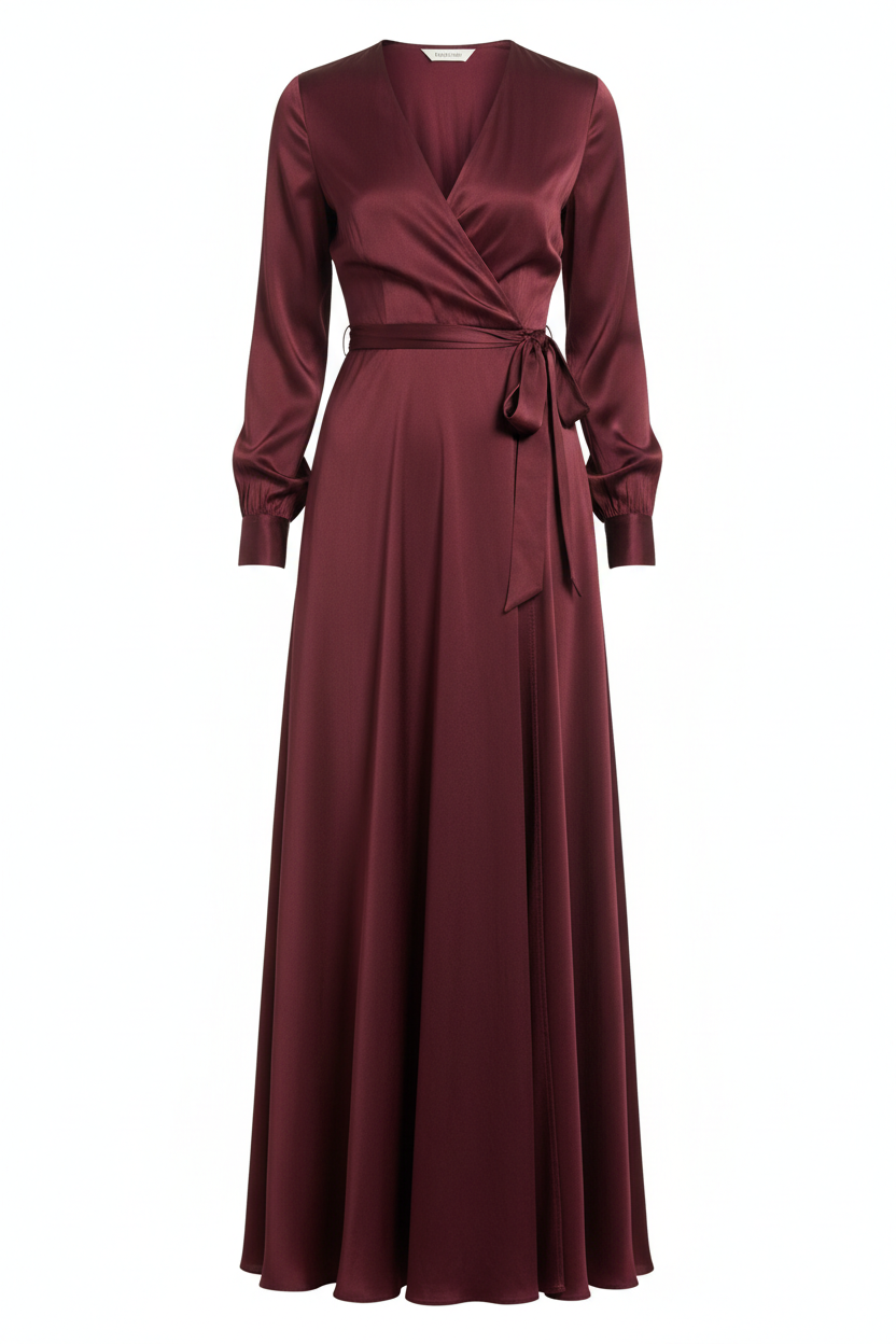 Donna Karan Women's Wrap Maxi Dress