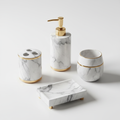 Marble Texture Bathroom Accessory Set