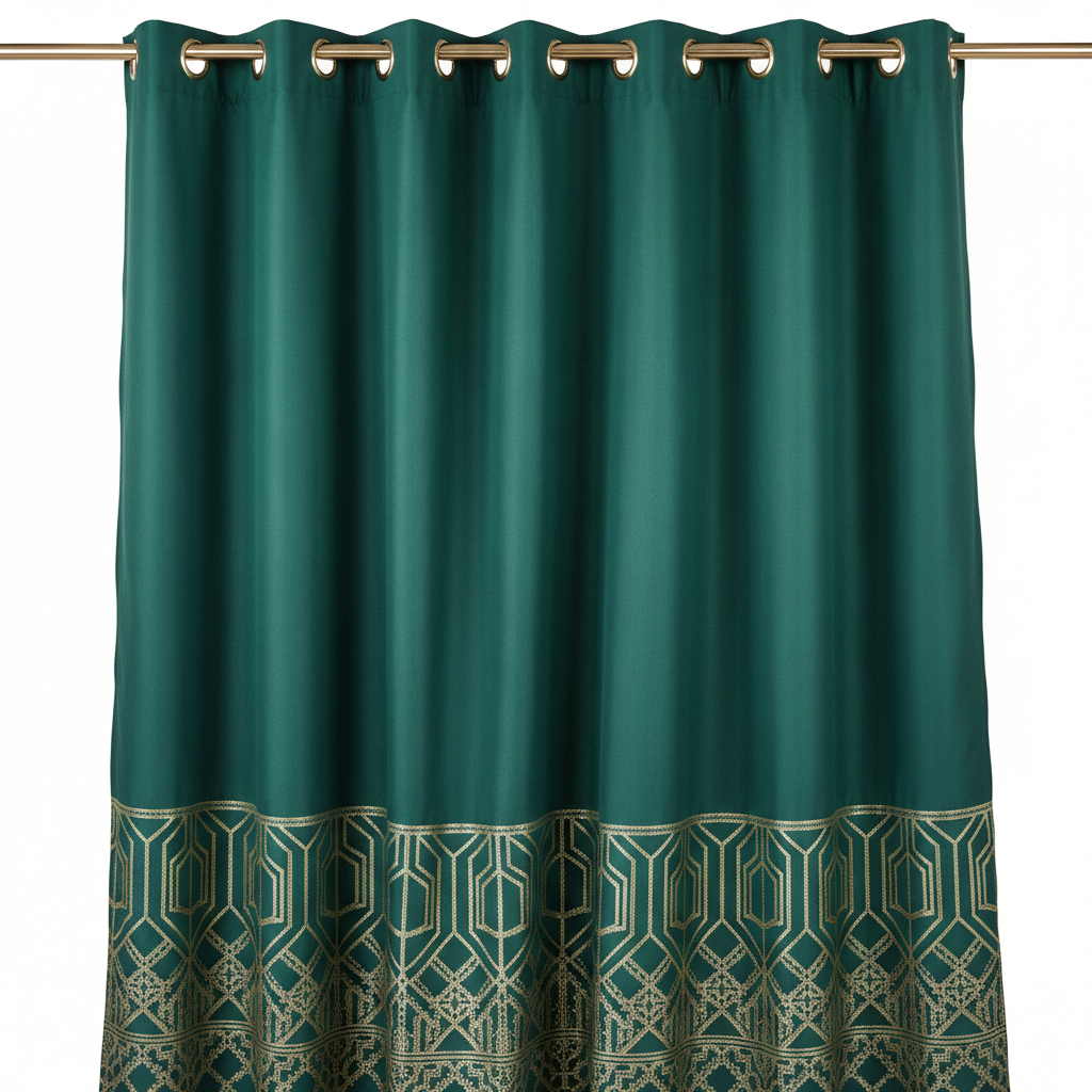 Lonniemac's Luxury Fabric Shower Curtain