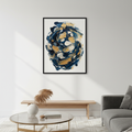 Abstract Art Print Framed 8x10