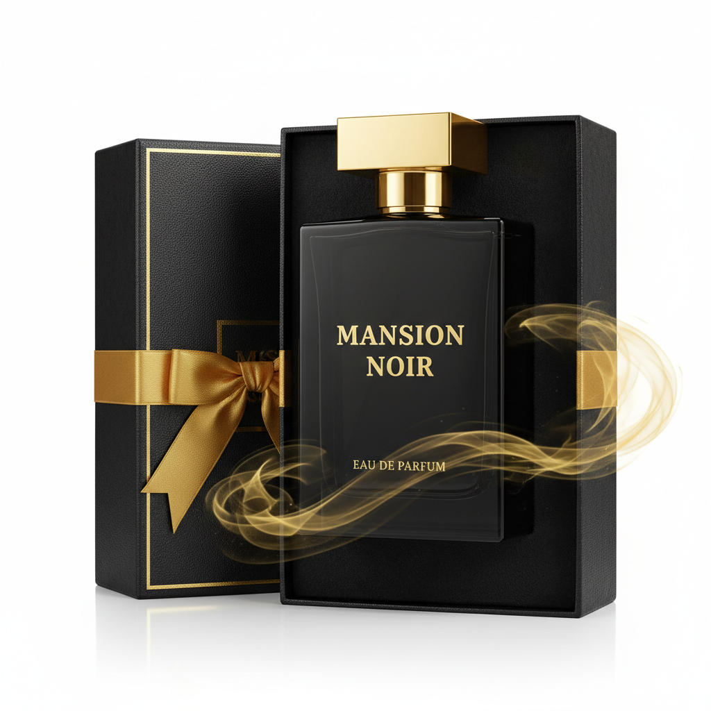 Mansion Noir Eau de Parfum luxury fragrance bottle