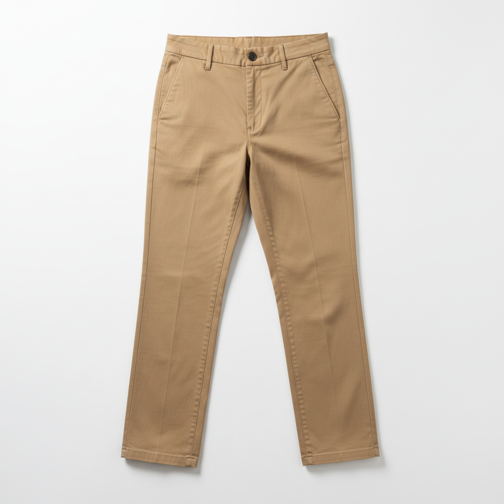 Women's High-Waist Straight Leg Chino Pants