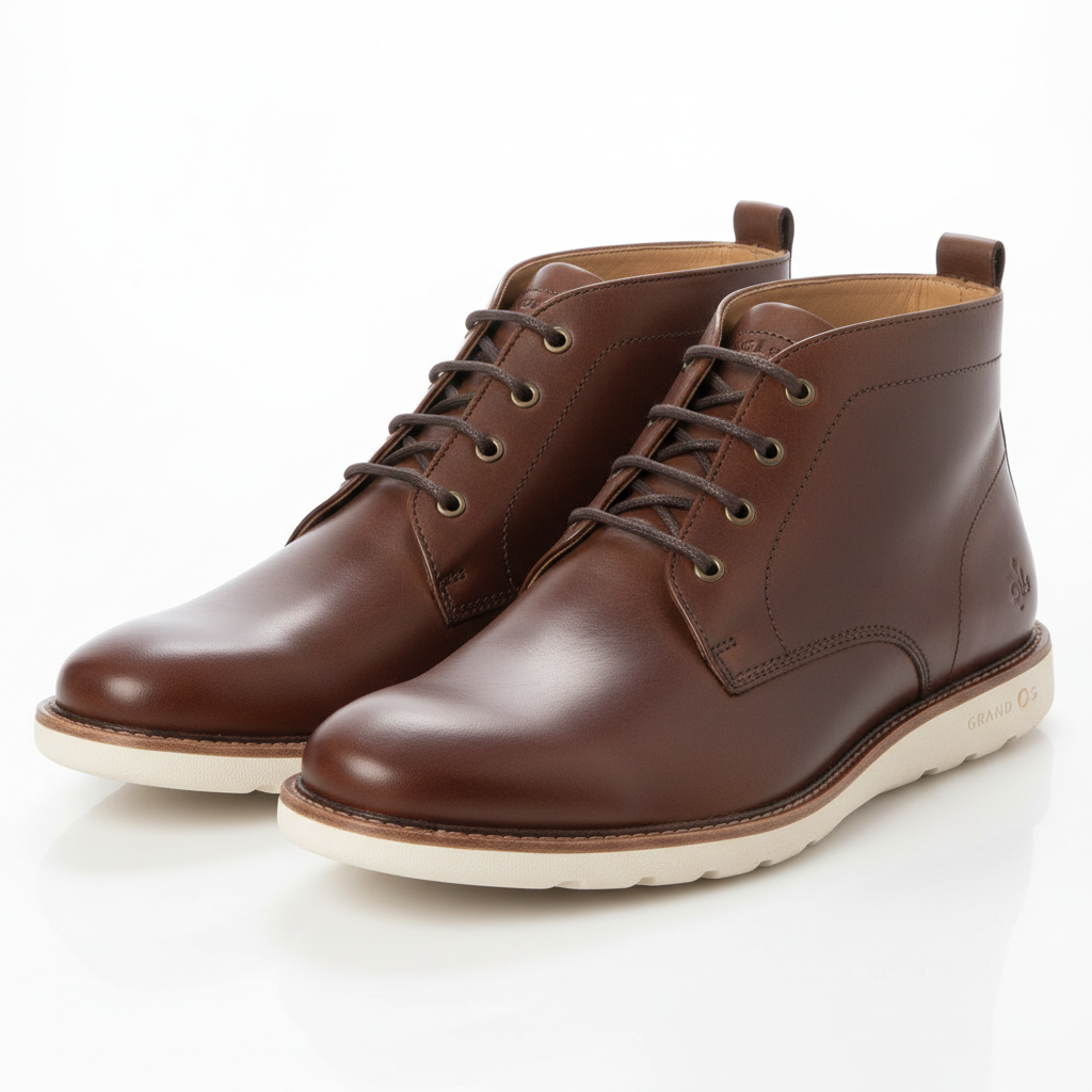 Cole Haan Grand Tour Chukka Boot Dark Brown Leather