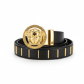 Versace Style Men's Medusa Leather Belt
