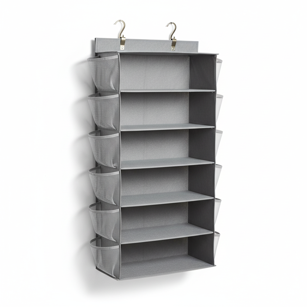 Over-the-Door Hanging Closet Organizer with Shelves