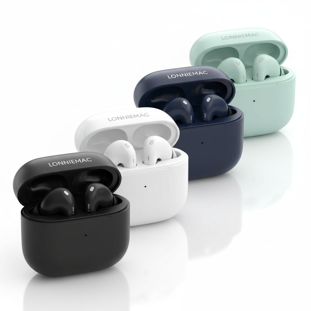 Lonniemac's Wireless Earbuds with Charging Case