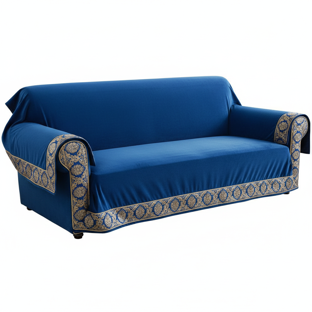 Lonniemac's Velvet Sofa Slipcover