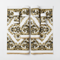 Luxury Baroque Bath Towel Set of 6