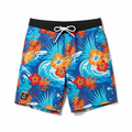 Men's Tropical Print Swim Trunks