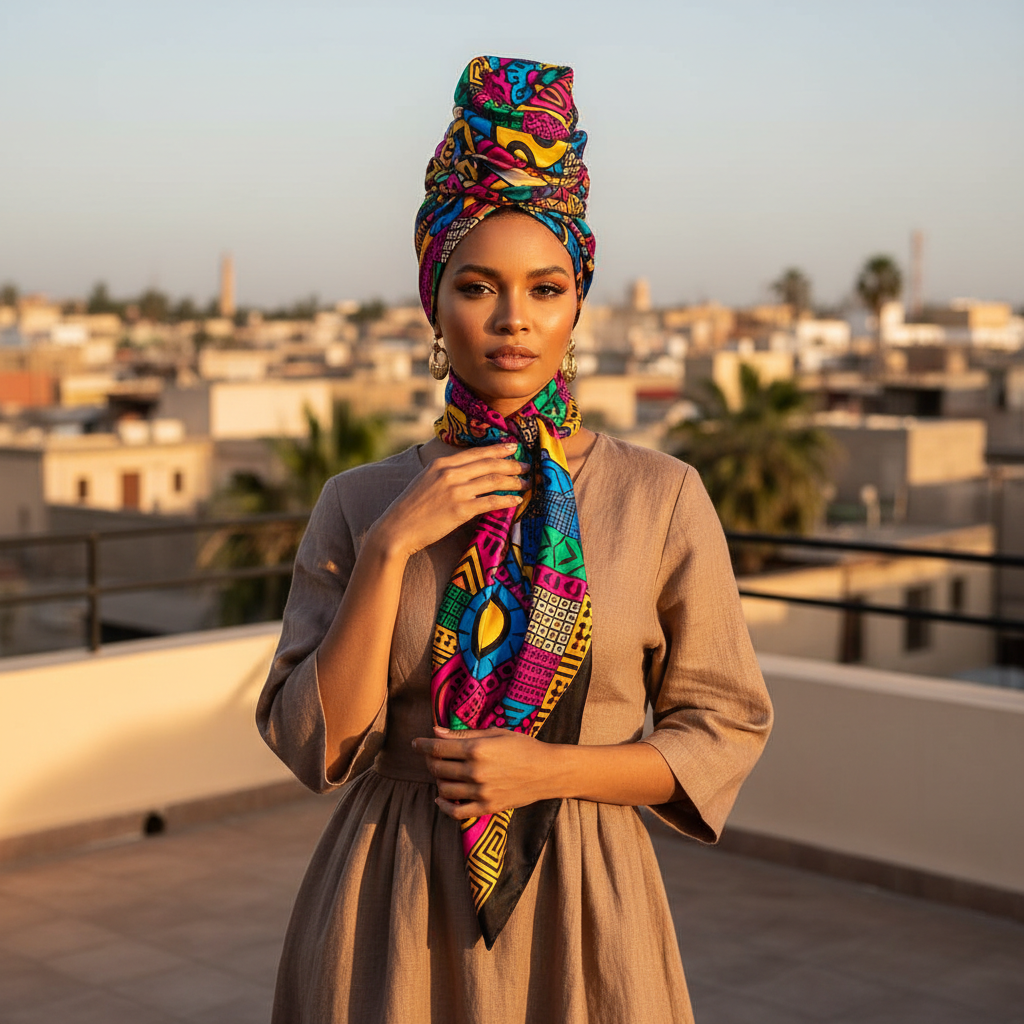 Lonniemac's Women's Silk Head Wrap Set