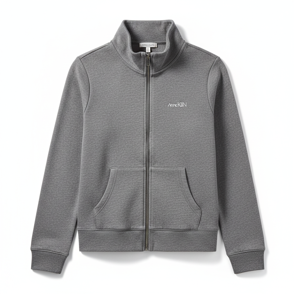 Anne Klein Style Women's Sport Zip-Up Hoodie