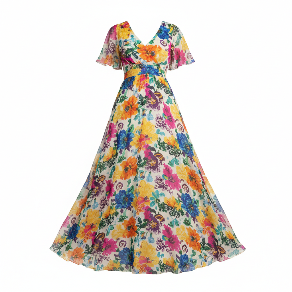 Women's Floral Maxi Dress