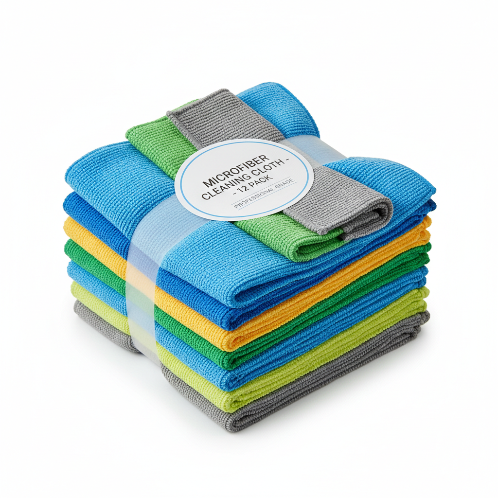 Microfiber Cleaning Cloth Set 12pk