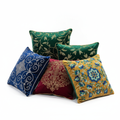 Lonniemac's Jewel Tone Velvet Pillow Cover Set