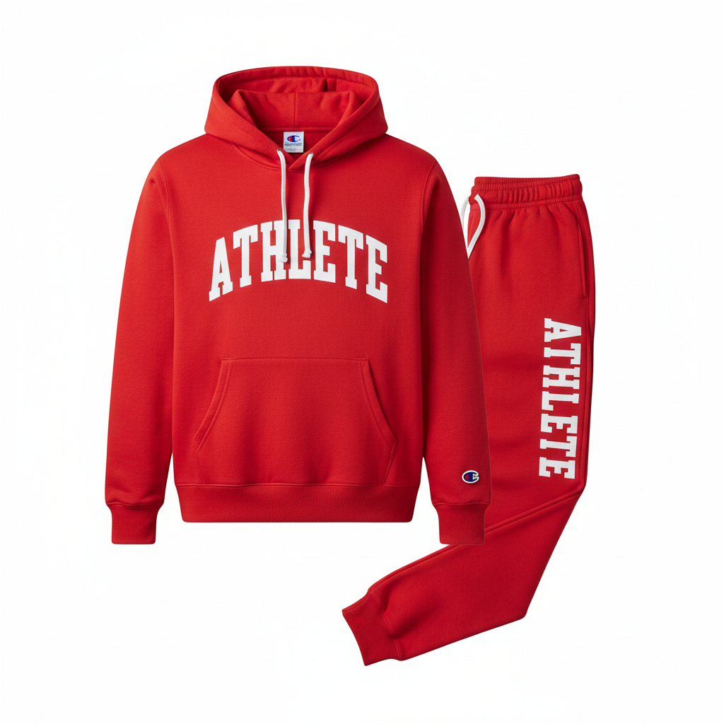 Champion Style Hoodie & Sweatpants Set