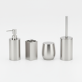 Modern Stainless Steel Bathroom Accessory Set 4-Piece