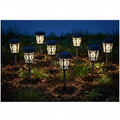 Solar-Powered LED Garden Stake Lights 6-Pack